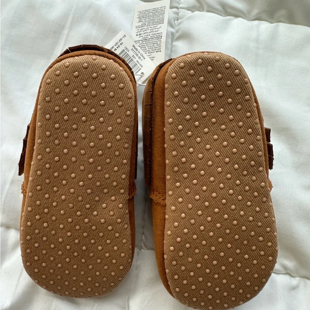 Old Navy Tan Kids Moccasins with Fringe